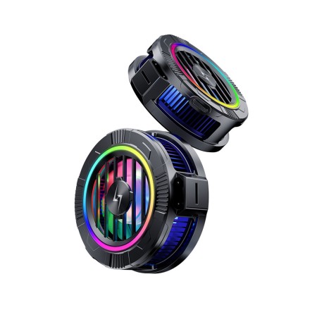 Ventilator pentru Telefon, RGB - Techsuit (P66) - Black