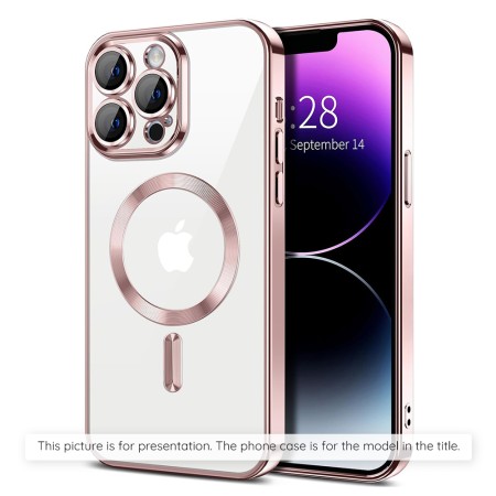 Husa pentru Samsung Galaxy A15 4G / A15 5G - Techsuit Luxury Crystal MagSafe - Pink