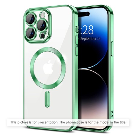 Husa pentru Samsung Galaxy A35 5G - Techsuit Luxury Crystal MagSafe - Light Green