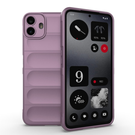 Husa Antisoc pentru Nothing CMF Phone 1, Margini Anti Alunecare, Magic Shield, Purple