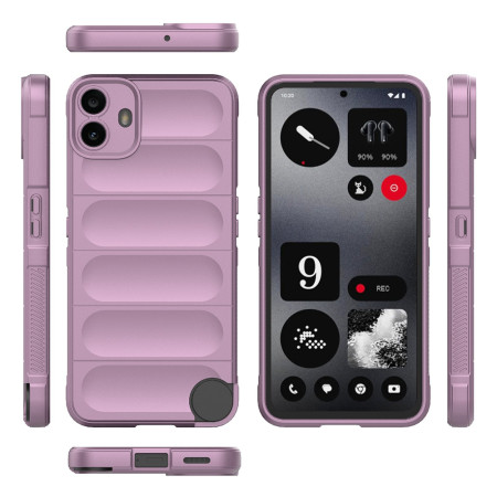 Husa Antisoc pentru Nothing CMF Phone 1, Margini Anti Alunecare, Magic Shield, Purple