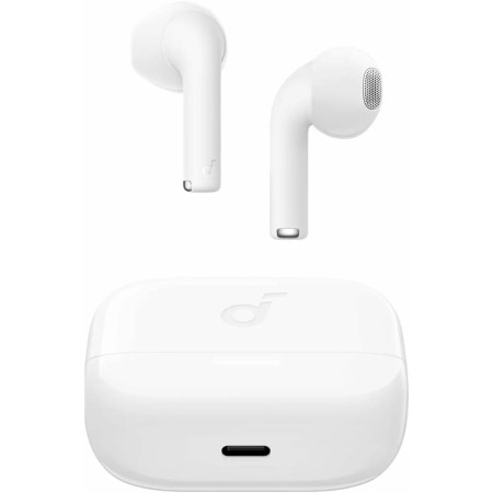 Casti Fara Fir Bluetooth 5.3, Noise Cancelling, IPX5 - Anker SoundCore K20i (A3994G21) - White