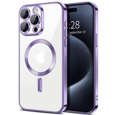 Husa pentru Iphone 16 Pro, Atasare Magnetica, MagSafe, Light Purple