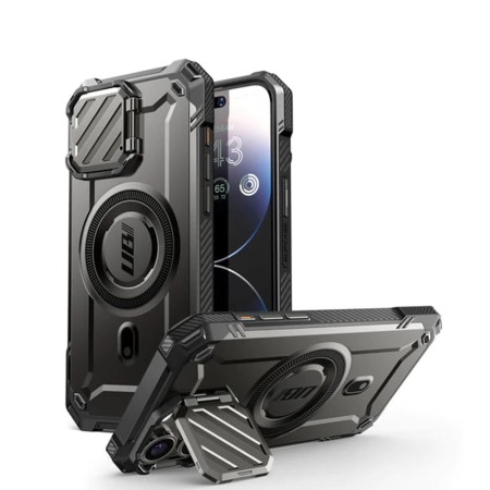 Husa pentru iPhone 16 - Supcase Unicorn Beetle XT MagSafe - Black