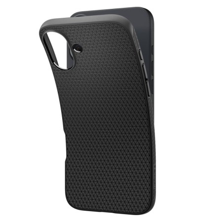 Husa pentru iPhone 16 Plus - Spigen Liquid Air - Matte Black