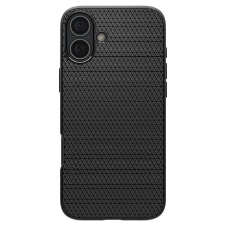 Husa pentru iPhone 16 Plus - Spigen Liquid Air - Matte Black