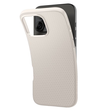 Husa pentru iPhone 16 Pro - Spigen Liquid Air - Natural Titanium