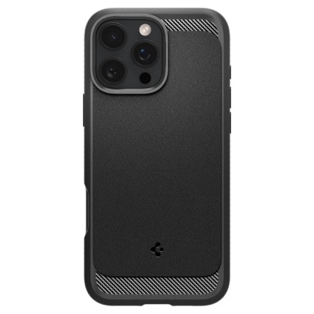 Husa pentru iPhone 16 Pro Max - Spigen Rugged Armor MagSafe - Matte Black