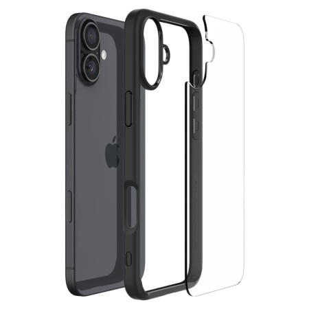 Husa pentru iPhone 16 - Spigen Ultra Hybrid - Matte Black