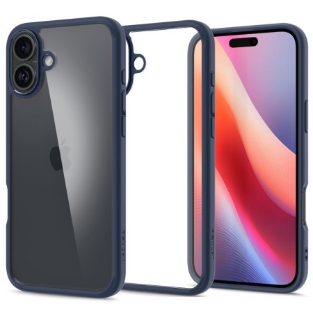 Husa pentru iPhone 16 - Spigen Ultra Hybrid - Navy Blue