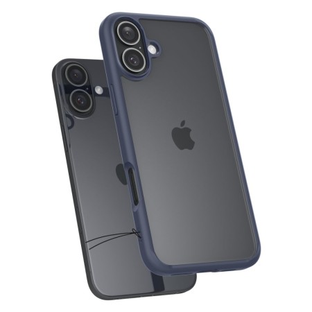 Husa pentru iPhone 16 - Spigen Ultra Hybrid - Navy Blue