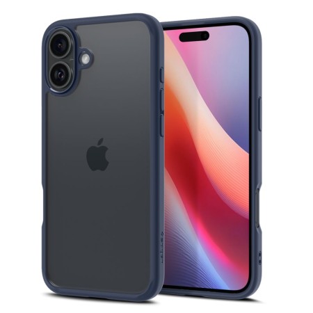 Husa pentru iPhone 16 - Spigen Ultra Hybrid - Navy Blue