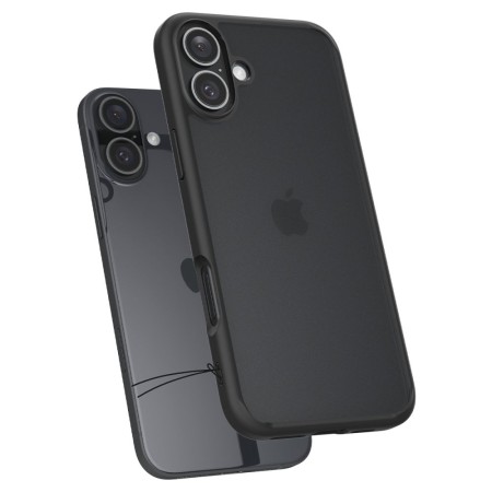 Husa pentru iPhone 16 - Spigen Ultra Hybrid - Frost Black