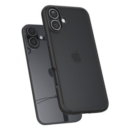 Husa pentru iPhone 16 - Spigen Ultra Hybrid - Frost Black