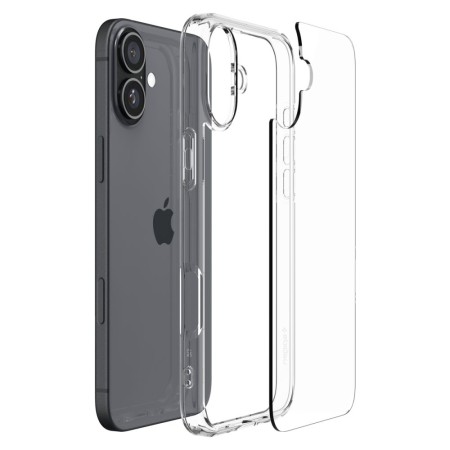 Husa pentru iPhone 16 - Spigen Ultra Hybrid - Clear