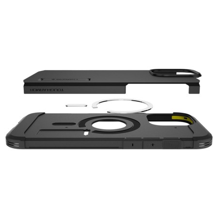 Husa pentru iPhone 16 Pro Max - Spigen Tough Armor MagSafe - Black