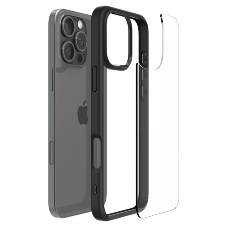 Husa pentru iPhone 16 Pro Max - Spigen Ultra Hybrid - Matte Black