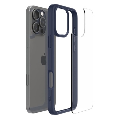 Husa pentru iPhone 16 Pro Max - Spigen Ultra Hybrid - Navy Blue