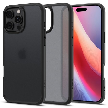 Husa pentru iPhone 16 Pro Max - Spigen Ultra Hybrid - Frost Black