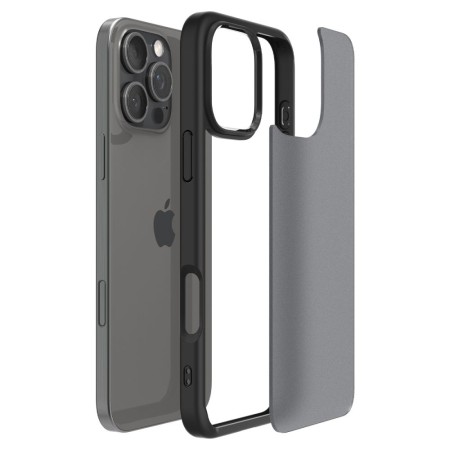 Husa pentru iPhone 16 Pro Max - Spigen Ultra Hybrid - Frost Black