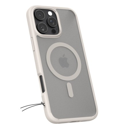 Husa pentru iPhone 16 Pro Max - Spigen Ultra Hybrid MagSafe - Frost Natural Titanium