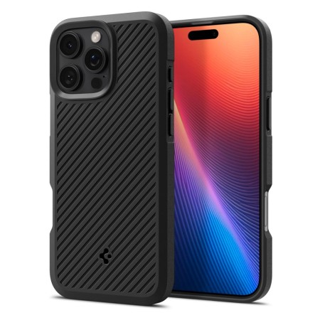 Husa pentru iPhone 16 Pro - Spigen Core Armor - Matte Black