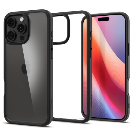 Husa pentru iPhone 16 Pro - Spigen Ultra Hybrid - Matte Black