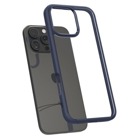 Husa pentru iPhone 16 Pro - Spigen Ultra Hybrid - Navy Blue