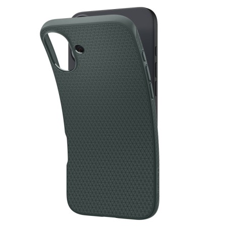 Husa pentru iPhone 16 - Spigen Liquid Air - Abyss Green