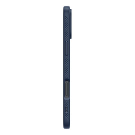 Husa pentru iPhone 16 - Spigen Liquid Air - Navy Blue