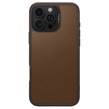 Husa pentru iPhone 16 Pro Max - Spigen Cyrill Kajuk MagSafe - Saddle Brown