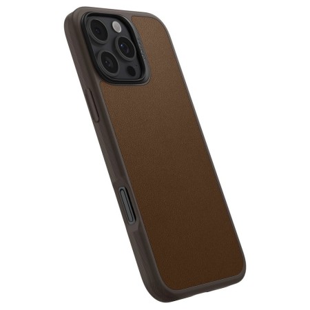 Husa pentru iPhone 16 Pro Max - Spigen Cyrill Kajuk MagSafe - Saddle Brown