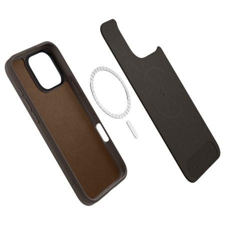 Husa pentru iPhone 16 Pro Max - Spigen Cyrill Kajuk MagSafe - Saddle Brown