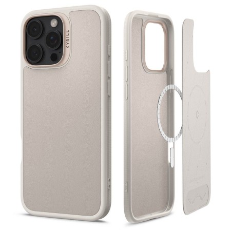 Husa pentru iPhone 16 Pro Max - Spigen Cyrill Kajuk MagSafe - Cream