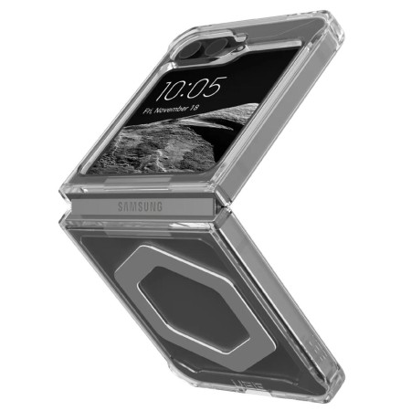 Husa pentru Samsung Galaxy Z Flip6 - UAG Plyo MagSafe - Ice Silver