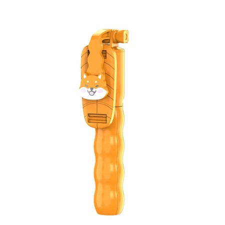 Mini Selfie Stick cu Telecomanda Detasabila - Techsuit (KT01) - Orange