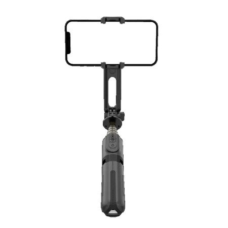 Selfie Stick cu Trepied si Telecomanda, 70cm, Mini - Techsuit (L18Mini) - Black