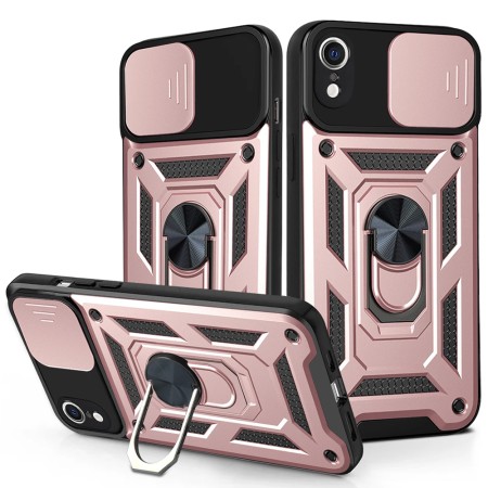 Husa pentru iPhone XR - Techsuit CamShield Series - Rose Gold