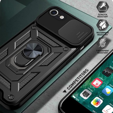 Husa pentru iPhone 6 Plus/ 6s Plus - Techsuit CamShield Series - Green