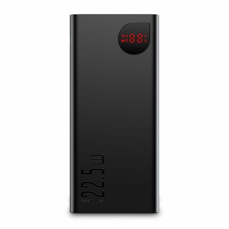 Acumulator Extern 2x USB, Type-C, Lightning, Micro-USB, Fast Charging, 22.5W, 20000mAh - Baseus Adaman (PPAD000101) - Black