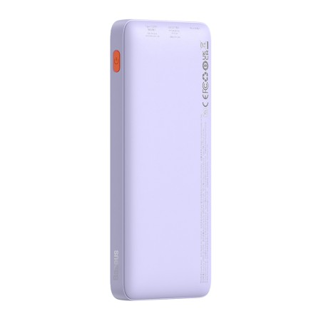 Acumulator Extern USB, Type-C, Micro-USB, 20W, 10000mAh + Cablu Type-C - Baseus Airpow (P10022801513-00) - Nebula Purple