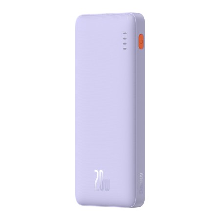 Acumulator Extern USB, Type-C, Micro-USB, 20W, 10000mAh + Cablu Type-C - Baseus Airpow (P10022801513-00) - Nebula Purple