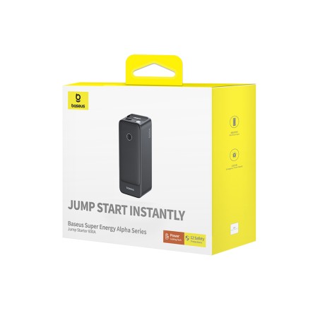 Starter Auto 2in1, 6000mAh, 600A - Baseus Super Energy Alpha (C00259200121-00) - Cosmic Black