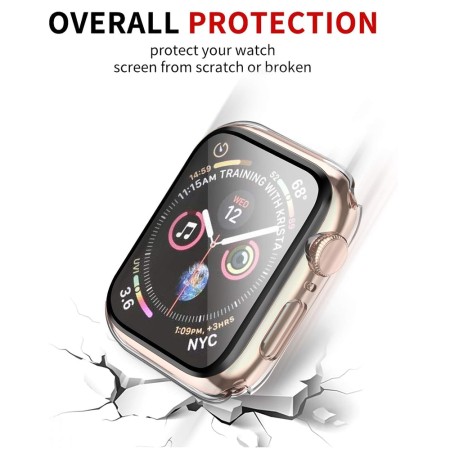 Husa pentru Apple Watch 1 / 2 / 3 (42mm) + Folie - Techsuit Defense360 Pro - Clear