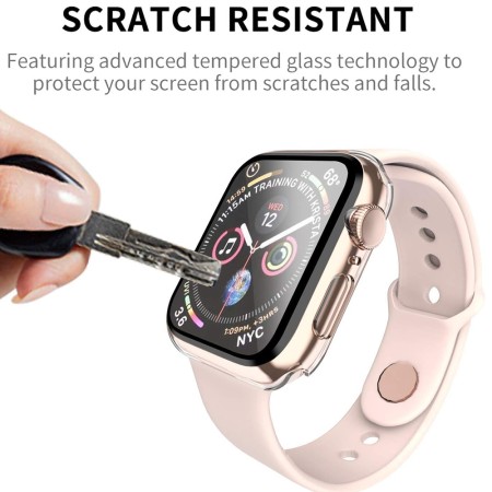 Husa pentru Apple Watch 1 / 2 / 3 (42mm) + Folie - Techsuit Defense360 Pro - Clear