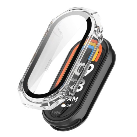 Husa pentru Xiaomi Mi Band 9 / 9 NFC + Folie - Techsuit Defense360 Pro - Clear