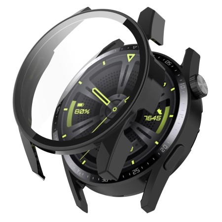 Husa pentru Huawei Watch GT 3 (46mm) + Folie - Techsuit Defense360 Pro - Black