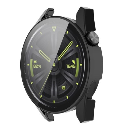 Husa pentru Huawei Watch GT 3 (46mm) + Folie - Techsuit Defense360 Pro - Black