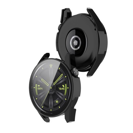 Husa pentru Huawei Watch GT 3 (46mm) + Folie - Techsuit Defense360 Pro - Black