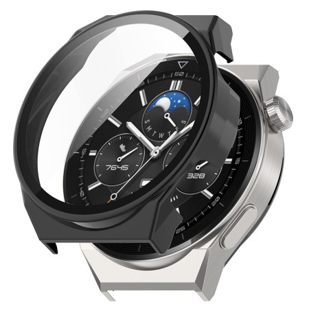 Husa pentru Huawei Watch GT 3 Pro (46mm) + Folie - Techsuit Defense360 Pro - Black